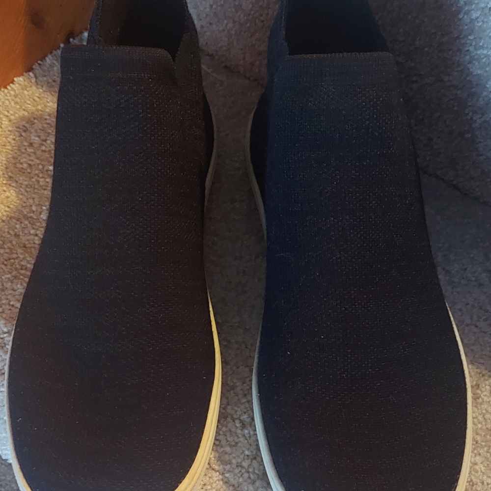 Black Slip-On Shoes